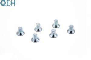 Quality DIN 965 Cross Recessed Countersunk Flat Head Screws Zinc Plating for sale