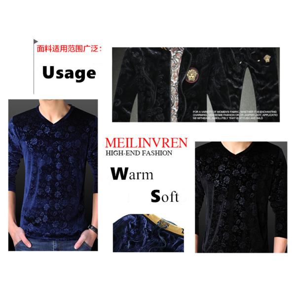 Korea velvet lovely embossed pattern velvet for bedding fabric