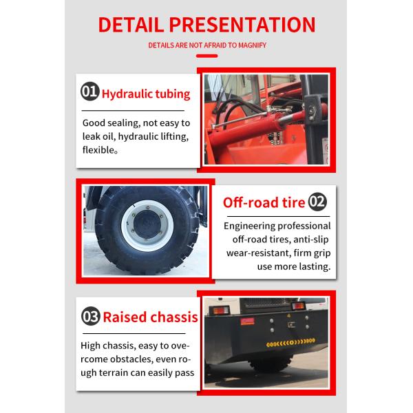 5000kg Electric Hydraulic Forklift , Diesel Forklift Truck 4400*1900*2900mm