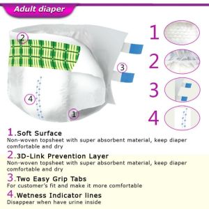 Quality High Quality and Lowest Price of Disposable Adult Diaper for sale