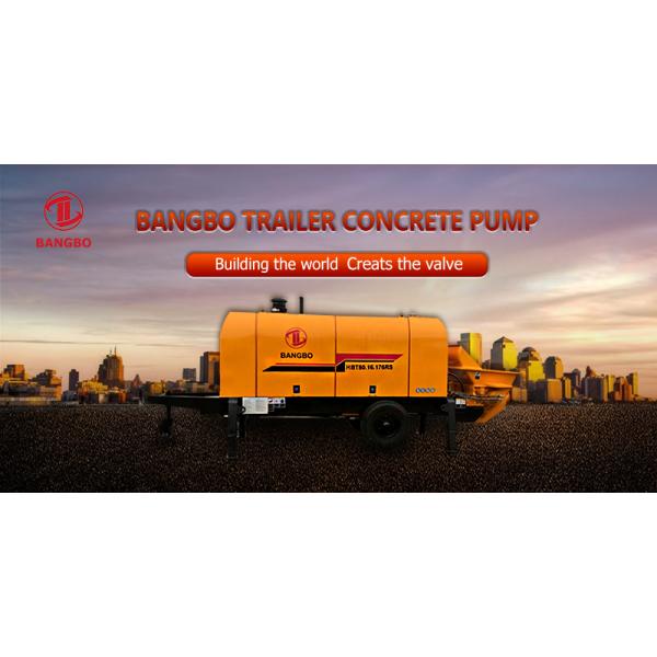 176kw 80m3/H New Concrete Pump , Diesel Concrete Pump For Construction