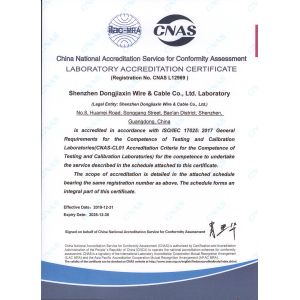SHENZHEN DONGJIAXIN WIRE&CABLE CO.,LTD Certifications