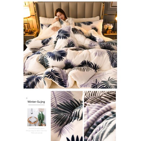 Hotel Bed Queen Size Microfiber Quilt with Customized Design and Printed Pattern