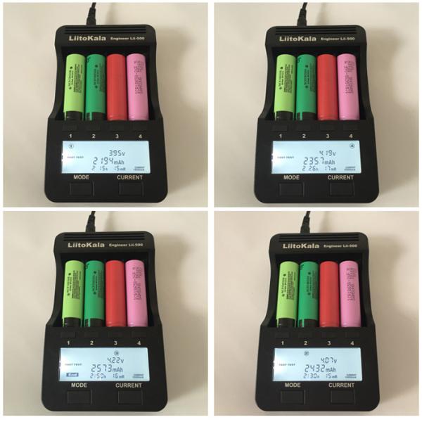 LiitoKala Engineer Lii-500 Lithium and NiMH Battery LCD Smartest Battery Charger for 18500, 18650, 26650, 14500, AA, AAA