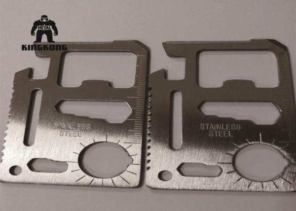 Buy Metal    Multi Function  Stainless Steel Business Cards Outdoor   Camping Travelling Support at wholesale prices