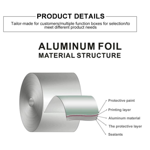 150ml round aluminum foil sealed box