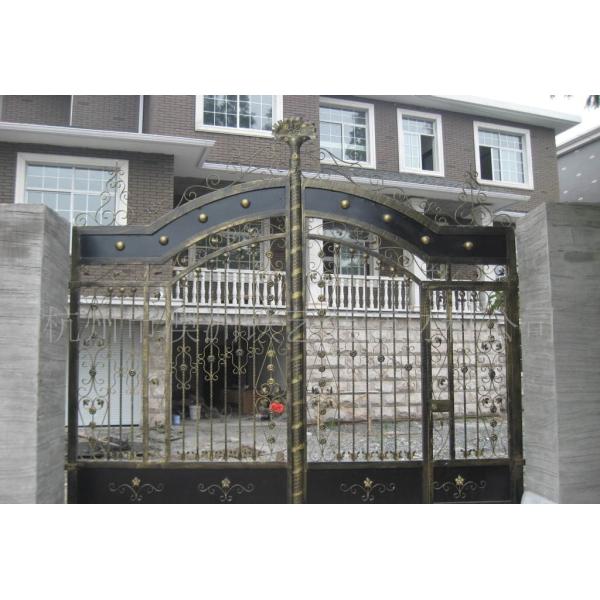 Customised Metal Morden Iron Gate Anti Rust Villa Contemporary Iron Gates