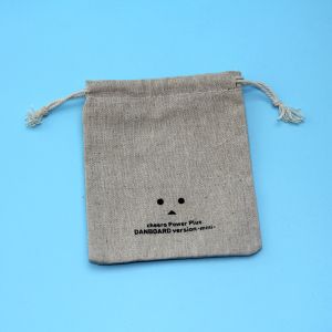 Quality Fashionable Linen / Jute Drawstring Bag For Earring Packaging Small Size for sale