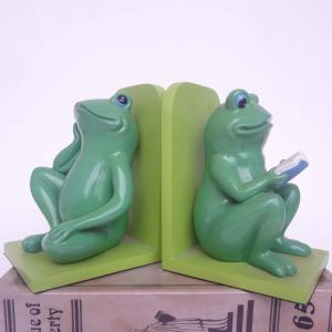 China Polyresin Book End/ Frogs Book ends on sale