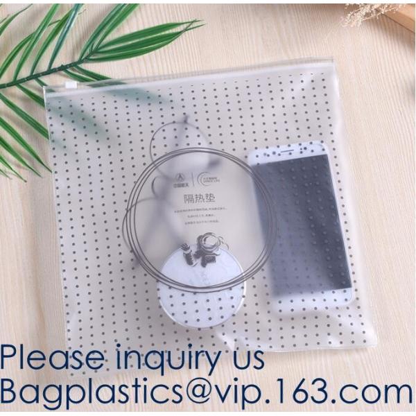 Biodegradable Eva Plastic Bag With Slider Zipper Make Up Tool Packing,Shower Cap, Apron, Book Cover,Card Holder,Inflatab