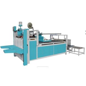 Quality Pasting Box 2800mm Carton Folding And Gluing Machine Semi Automatic for sale