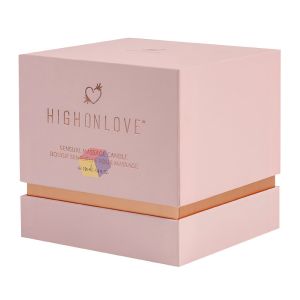 Quality Eco Friendly Rigid Paper Candle Gift Box Packaging With Lid And Foam Insert for sale