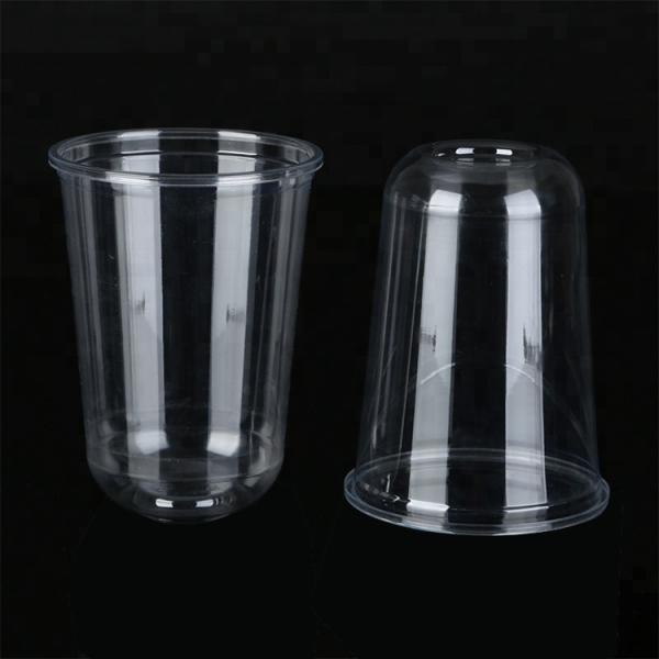 100F PLA Plastic 16 Oz Compostable Cold Cups Disposable BPA Free Non Toxic