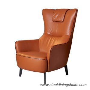 Assembled Accent Lounge BIFMA Single Seater Couch With Steel Frame