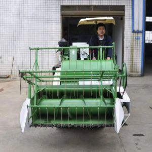 Alfalfa Rice Cutting Machine Safe Operation Mini Paddy Harvester