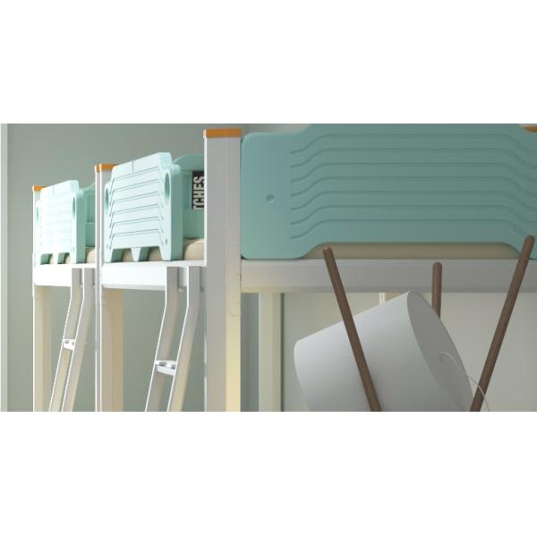 Hotel Steel Bunk Bed With Desk Stairs Customer Provided and Modern Bedroom Furniture