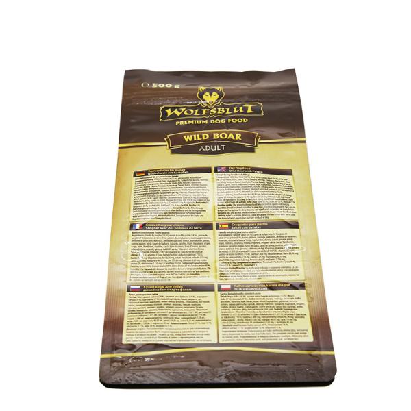 Mylar PET Food Packaging Bag 2KG 5KG 10KG Side Gusset For Animal