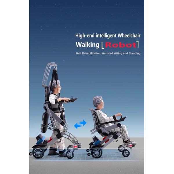 Multifunctional Wheelchair for Mobility Assistance Power Wheelchair