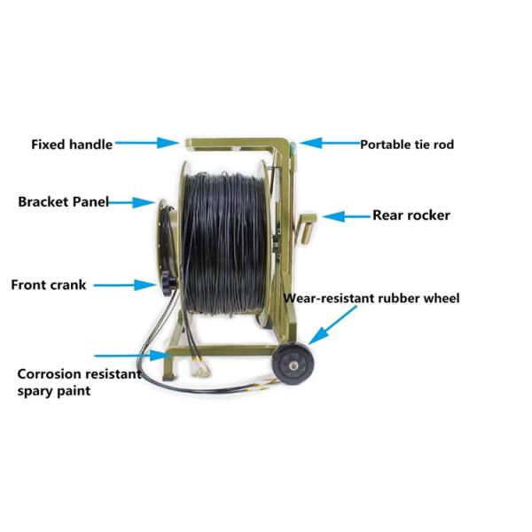 Convenient Cable Reel Cart Assembly Required 2 Shelves 1 Year Warranty