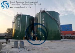 China Environmentally Bolted Steel Potable Water Storage Tanks AWWA D103-09 Standard on sale