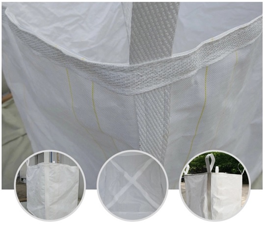 PP WOVEN GEOTEXTILE JUMBO GEOBAGS IN BLACK/WHITE/GREEN WITH UV STABLIZER