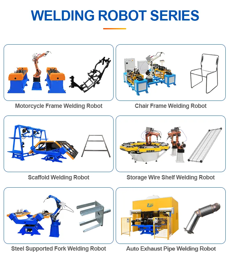 Hwashi Industrial CNC Welding Machine Robotic 6 Axis with Servo, Welding Robot Arm Positioner Rack, Automatic TIG Welding Robot