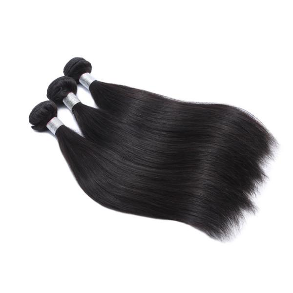 100% Straight Remy Human Hair Bundles / Natural Cuticle Aligned Hair
