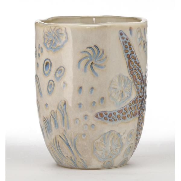 Animal Pattern Decoration Ceramic Mug Cup Cute Handmade Mugs Hand Built Cups