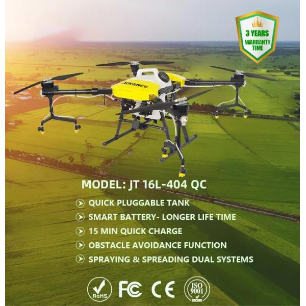 4 Axis Agricultural Spray Drone 16L Aircraft Mist Agriculture Farm Sprayer