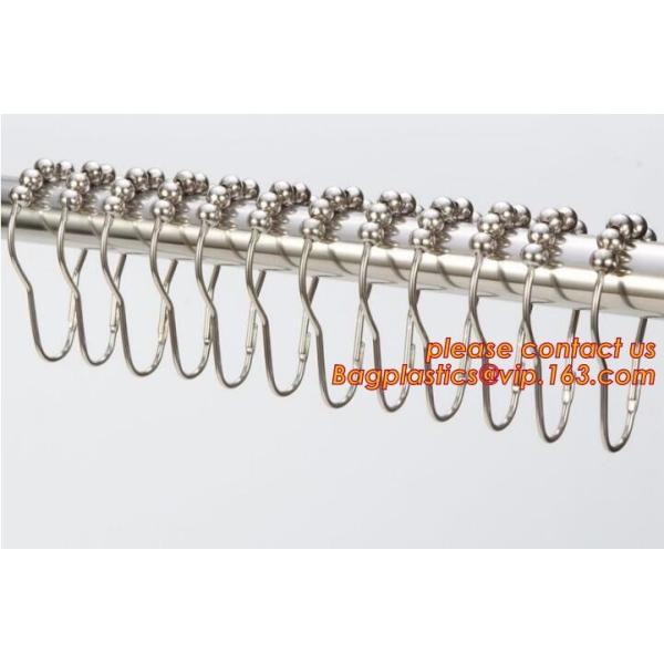 CAT'S EYE GRAIN GREEN SHOWER CURTAIN, Custom Printed Hookless Shower Curtain,Kids Shower Curtain, Fiber Bathroom Ruffled