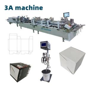 Quality Voltage 380V CQT-900 Enhanced Automatic Folder Gluer Edgebanding Machine Bottom Lock for sale