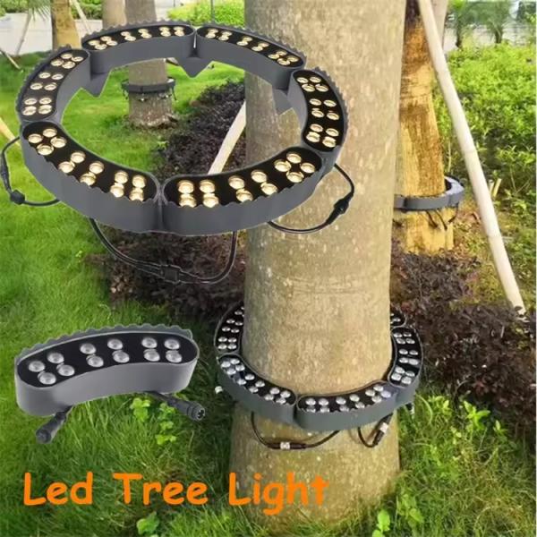 LED Solar Hug Tree Light for Garden IP66 Outdoor Landscape Spotlight Long Lifespan