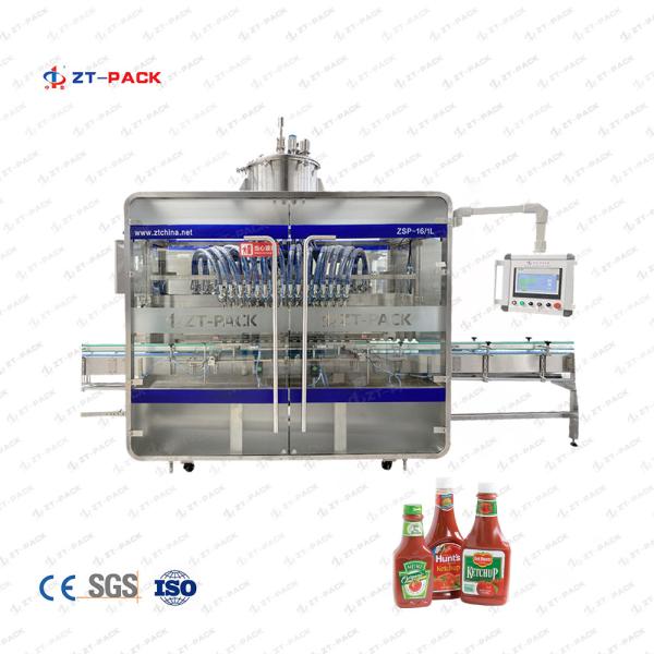 2.5kw 250ml Ketchup Packing Machine 100ml Salad Dressing Filling Machine