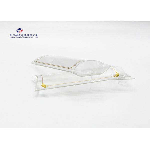 Hot Gold Stamping Lines Plastic Pillow Boxes Light Weight Convenient Carrying