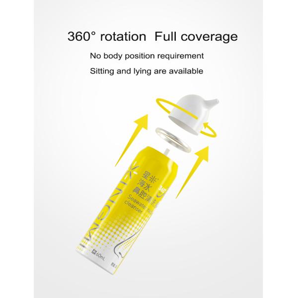 Baby Rhinitis Electric Nasal Irrigation System 60ml Washer Spray Sea Salt Water Care Cleaner