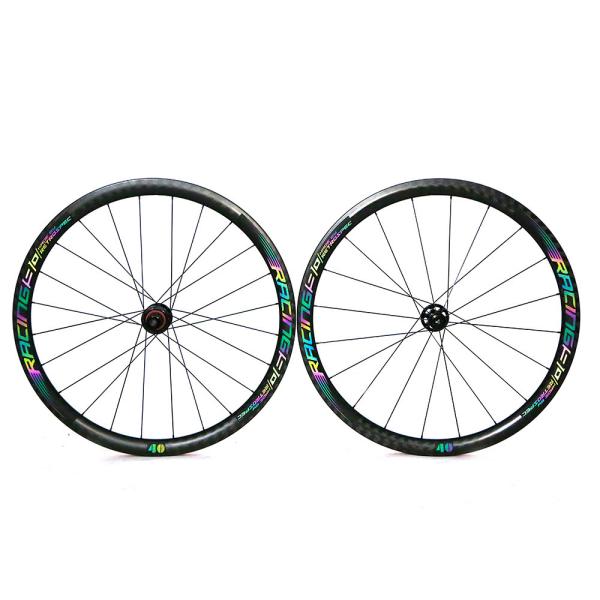 TWITTER 700C Carbon Road Bike Wheelset 40mm Depth With Disc Brake