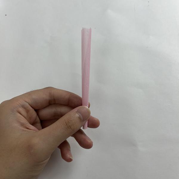 Biodegradable Pink Slim 110x44mm Pre Roll Paper Cone Custom Printed King Size