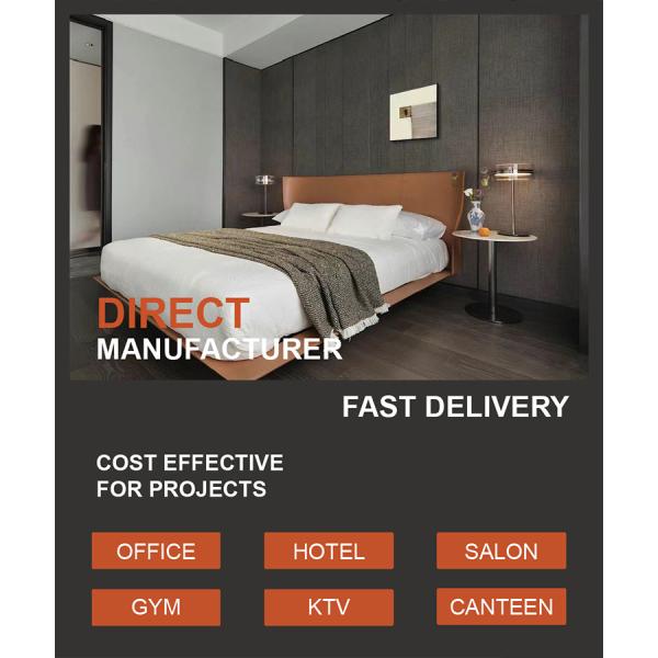 Budget Friendly Acoustic Fabric Covered PET Decorative Panels 9mm 12mm Easy Install