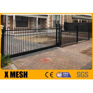China Protecting 60'' Ornamental 3 Rail Aluminum Fence ASTM F2589 on sale