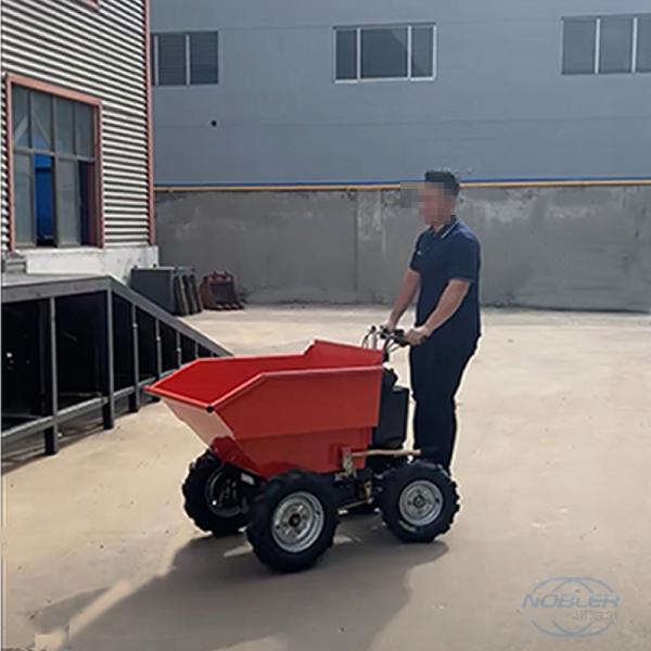4 Tire Electric Mini Dumper Smooth And Quiet Operation