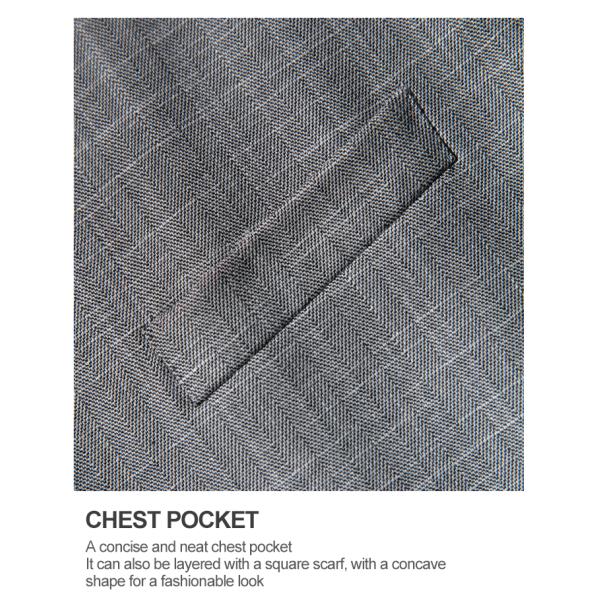 Support 7 Days Sample Order Lead Time Woven Slim Work Vest for Groom's Wedding Suit