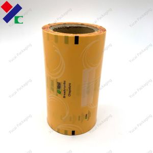 China Printed Laminated Bopp Food Packaging Film Roll 1000m Self Heating on sale