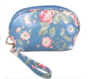 Quality Custom PVC Leather Cosmetic Bag ,  SGS Stylish Makeup Bag For Girls for sale