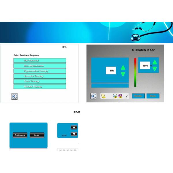 Multifunctional IPL Laser Hair Removal Machine Vertical Style For Skin Whitening