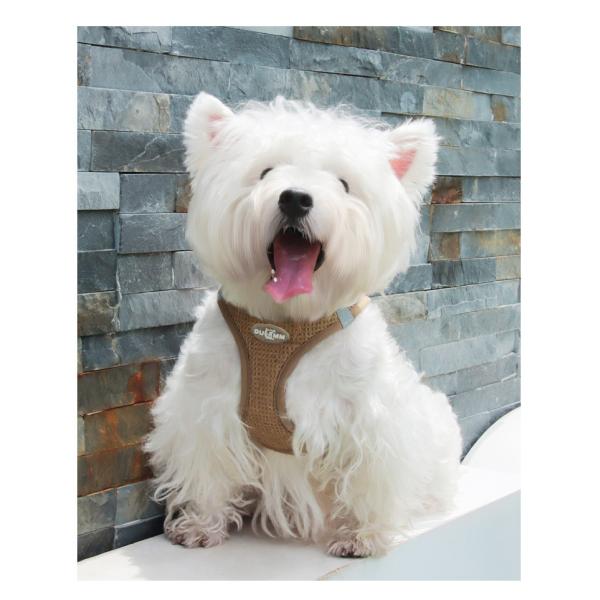 Reflective Strips Pet Harness Vest Waffle Fabric For Small And Cats