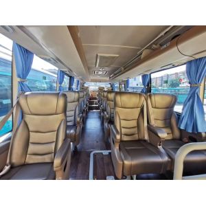 August 2019 Second Hand Luxury Bus 19 Seats ISO Certified