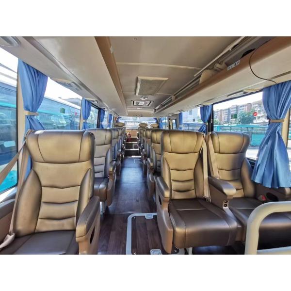 August 2019 Second Hand Luxury Bus 19 Seats ISO Certified