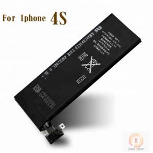 Apple spare parts Battery For Iphone 4 S AAA Grade 3.8 V 1430 mAh 4S Factory 100% Test 0 cycle OEM Replacement Repair