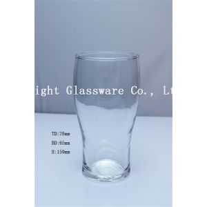 Quality high quality machine blown glass beer cup wholesale, wine glass for sale