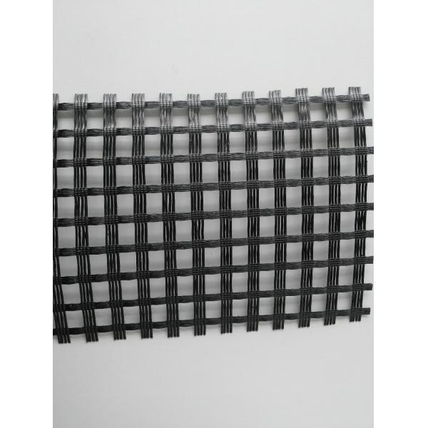 Civil Engineering Reinforcement Fiberglass Geogrid Coated With Elastomeric Polymer